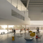 Área de convivência e exposição