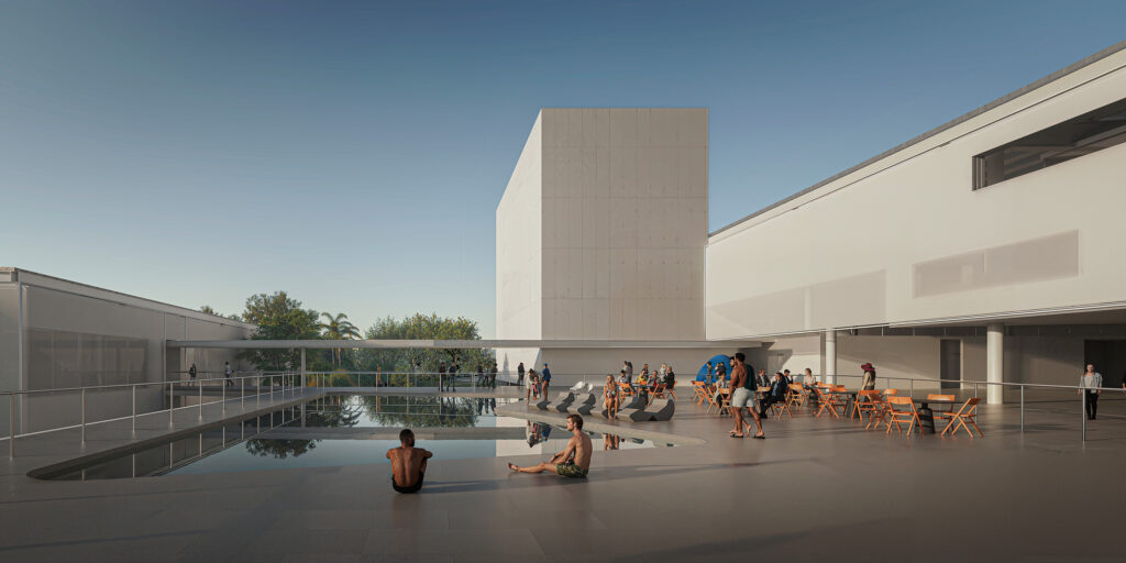 Solário das piscinas