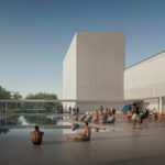 Solário das piscinas